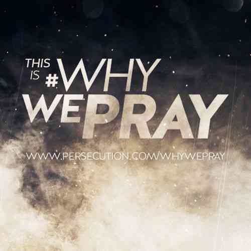 The text “This is why we pray” superimposed over a smoky background