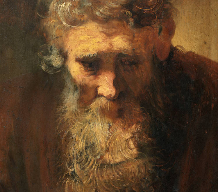 “Study of an Old Man,” probably late 17th century